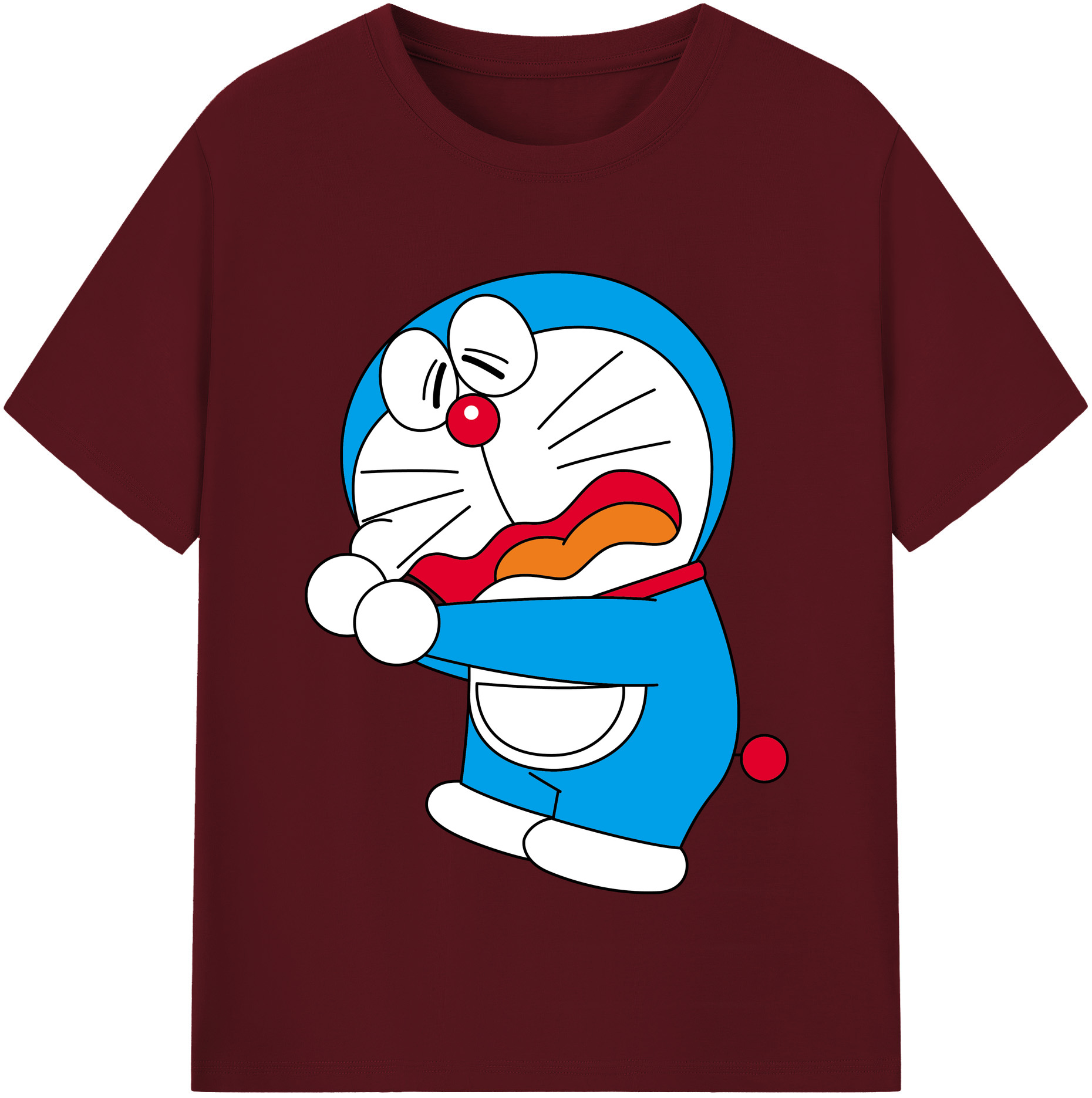 （画像用） ドラえもん Doraemon 綿100％半袖Tシャツ（フロントプリント）